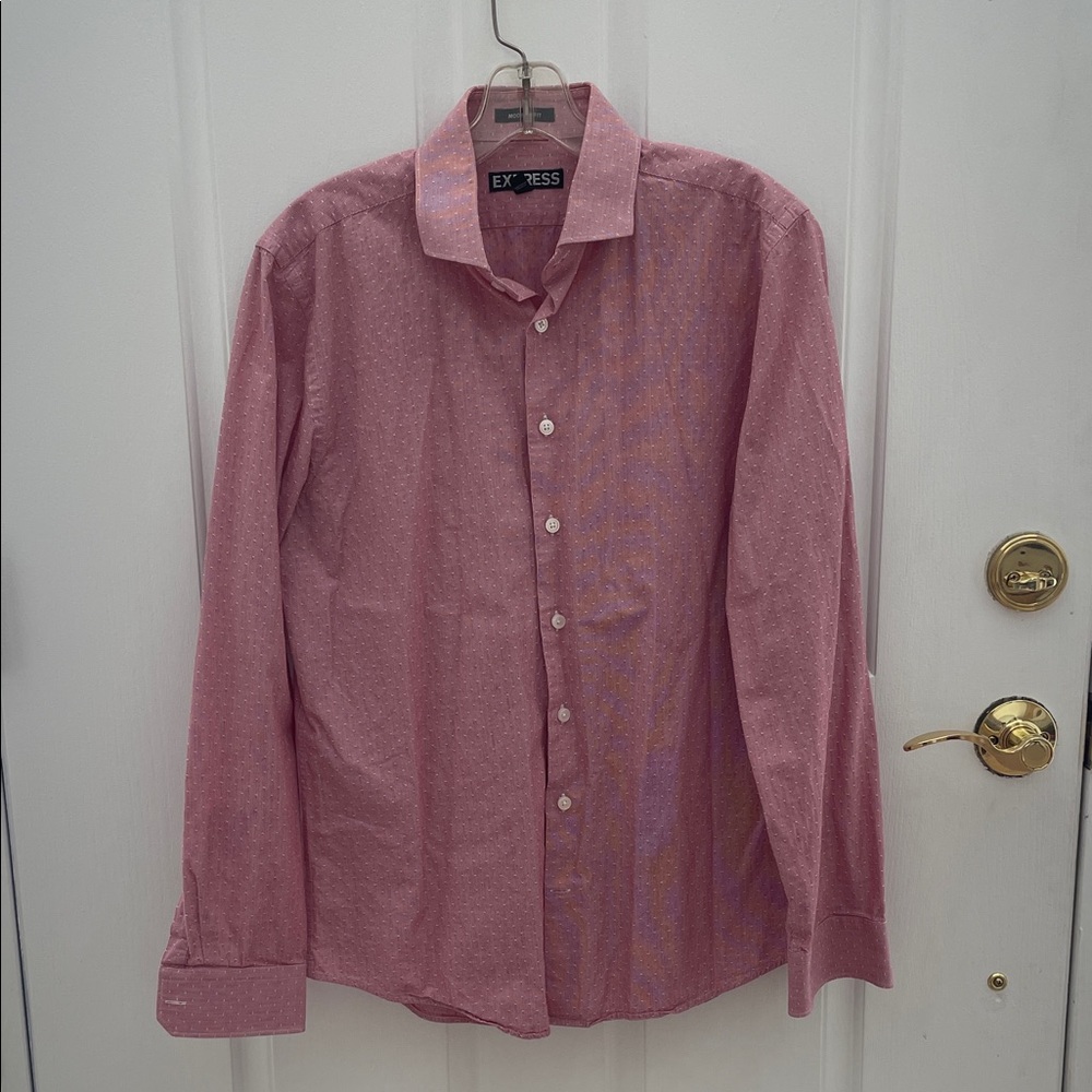 Express Men's light red Shirt